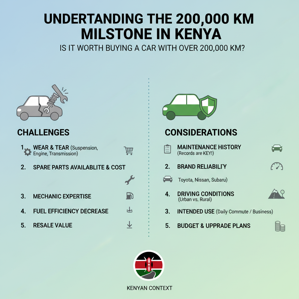 Understanding the 200,000 KM Milestone in the Kenyan Context - It Worth Buying a Car with Over 200,000 KM in Kenya?