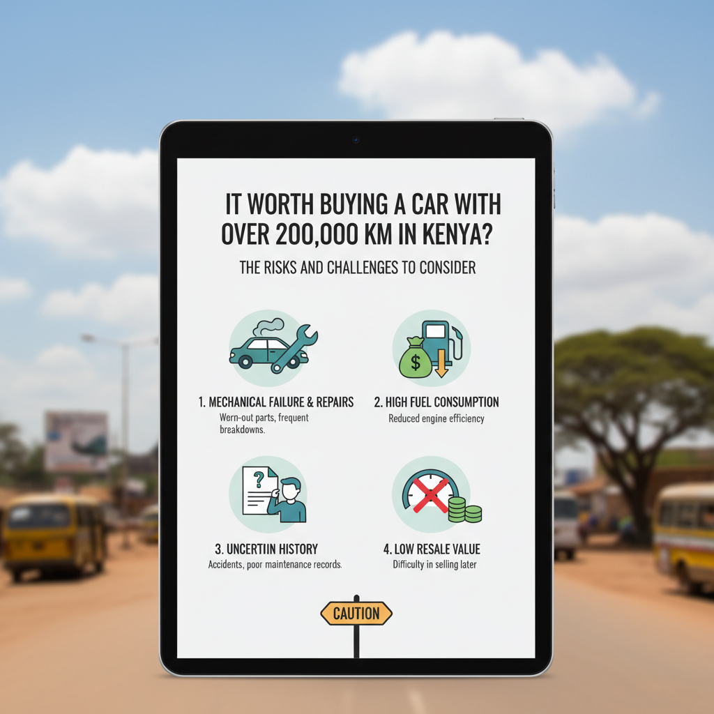 The Risks and Challenges to Consider - It Worth Buying a Car with Over 200,000 KM in Kenya?
