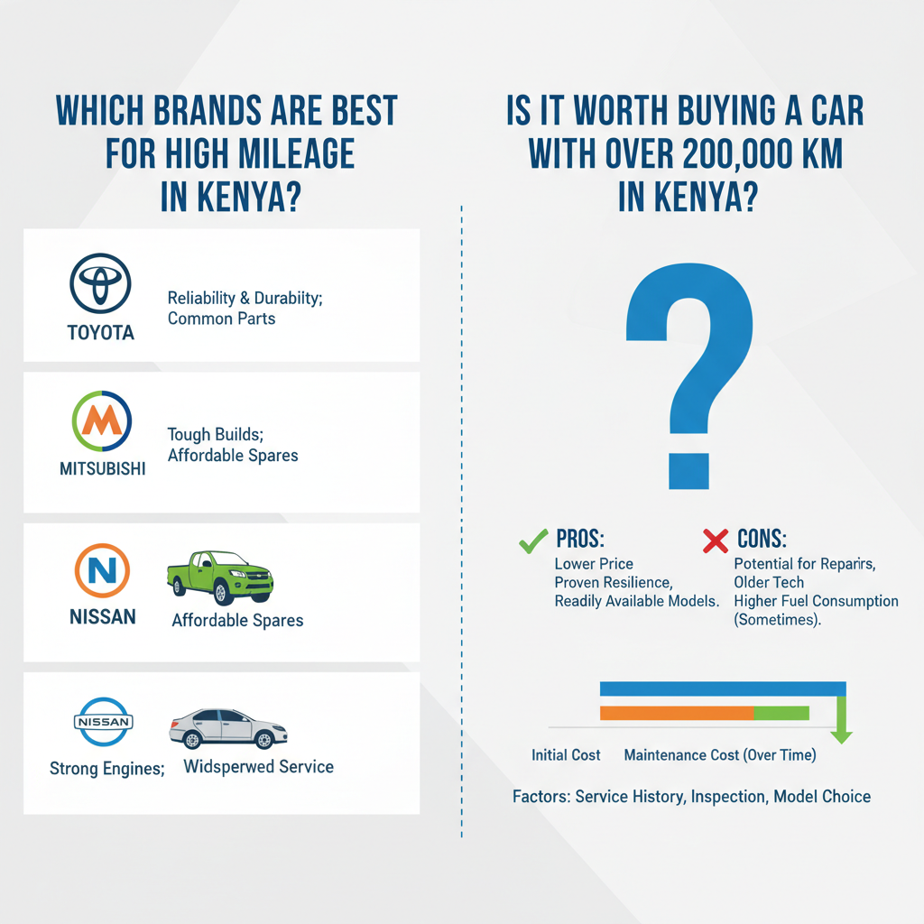 Which Brands Are Best for High Mileage in Kenya? - It Worth Buying a Car with Over 200,000 KM in Kenya?