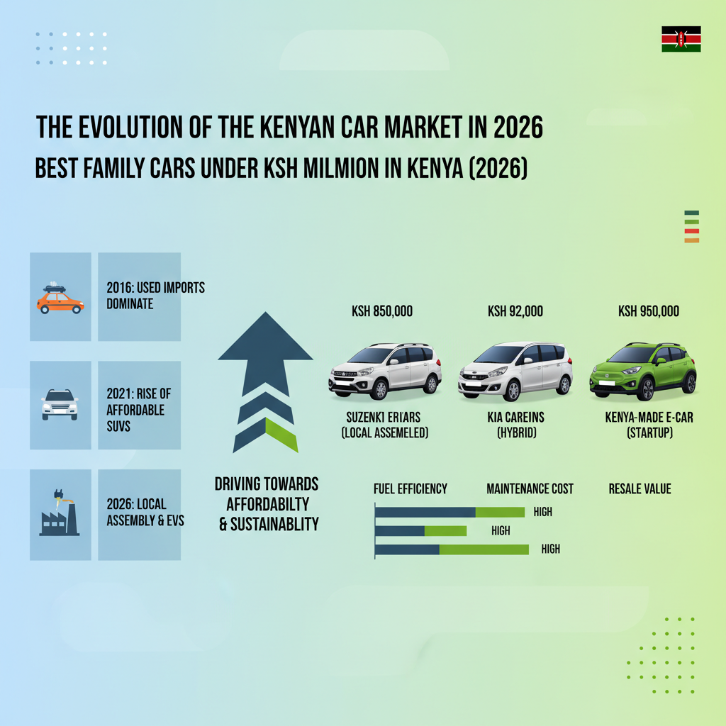 The Evolution of the Kenyan Car Market in 2026 - Best Family Cars Under KSh 1 Million in Kenya (2026)